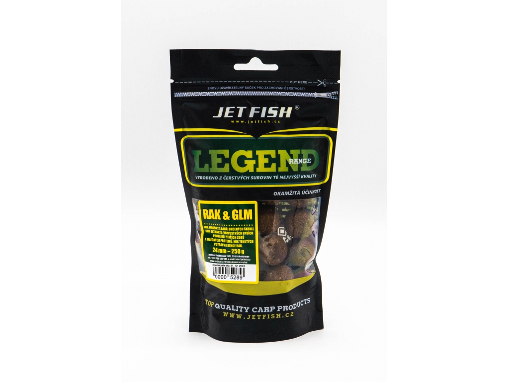 Legend Range boilie 250g - 24mm : RAK & GLM