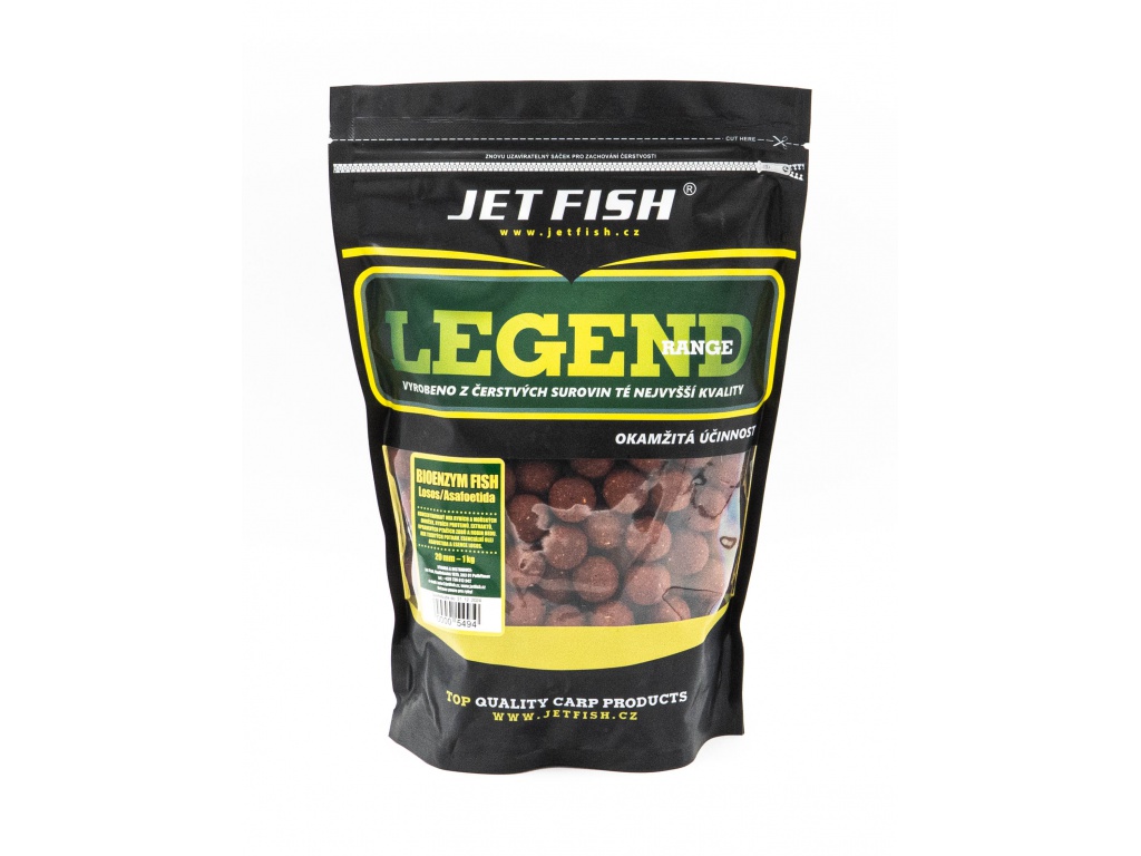 Legend Range boilie 1kg - 20mm : BIOENZYM FISH - LOSOS / ASA