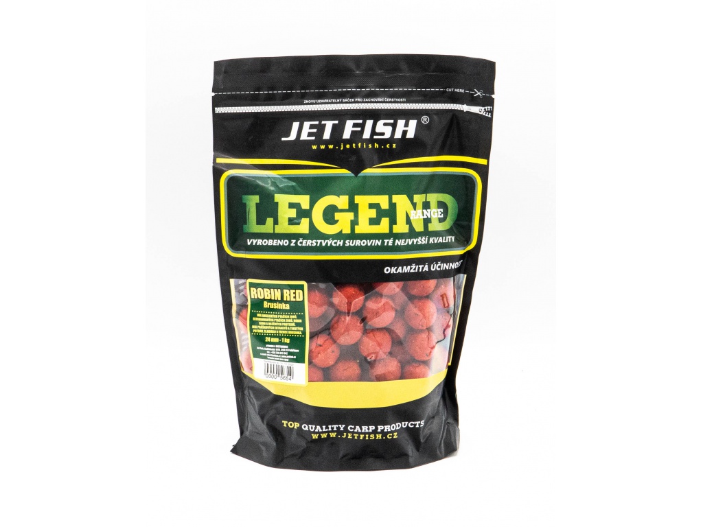 Legend Range boilie 1kg - 24mm : ROBIN RED - BRUSINKA