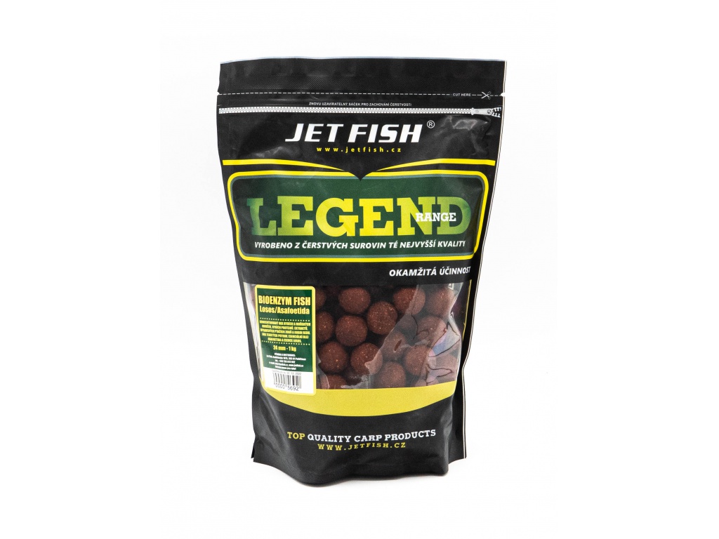 Legend Range boilie 1kg - 24mm : BIOENZYM FISH - LOSOS / ASA