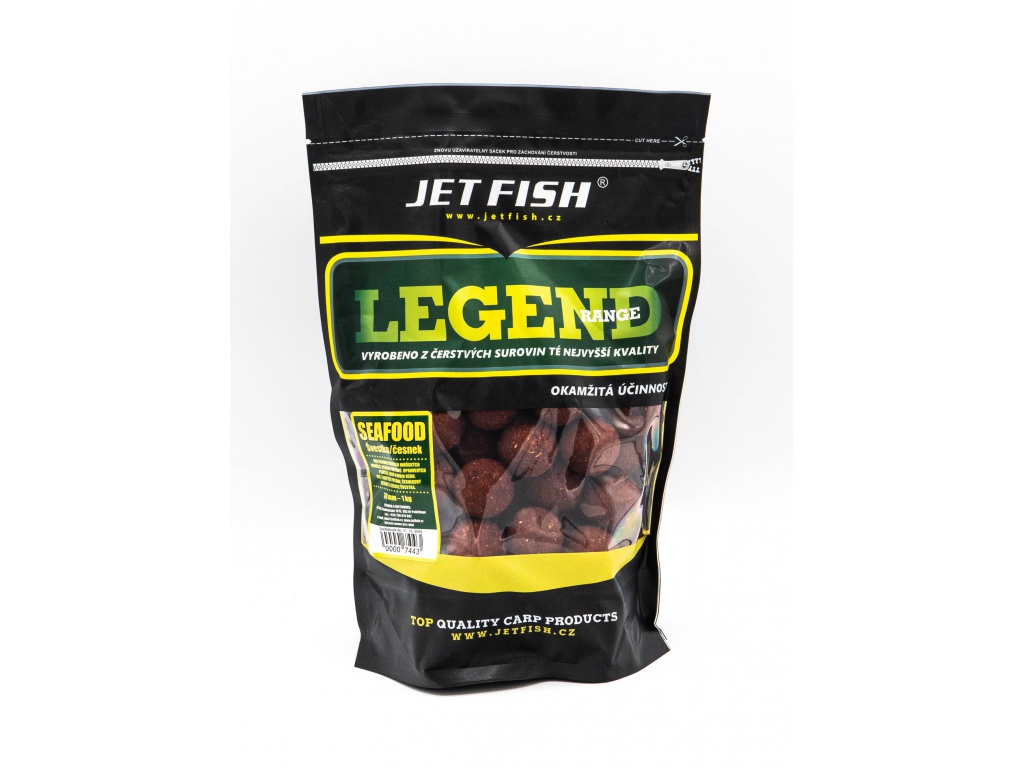 Legend Range boilie 1kg - 30mm : SEAFOOD - ŠVESTKA / ČESNEK