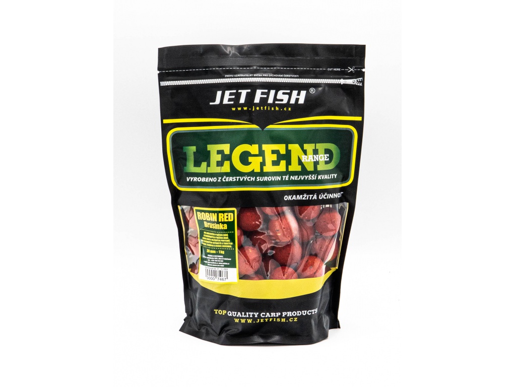 Legend Range boilie 1kg - 30mm : ROBIN RED - BRUSINKA