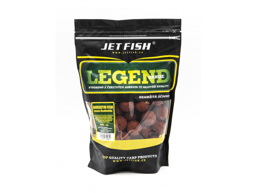 Legend Range boilie 1kg - 30mm : BIOENZYM FISH - LOSOS / ASA