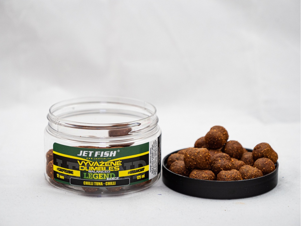 200ml -12mm Legend Range Vyvážené boosterované Dumbles : CHILLI TUNA_CHILLI
