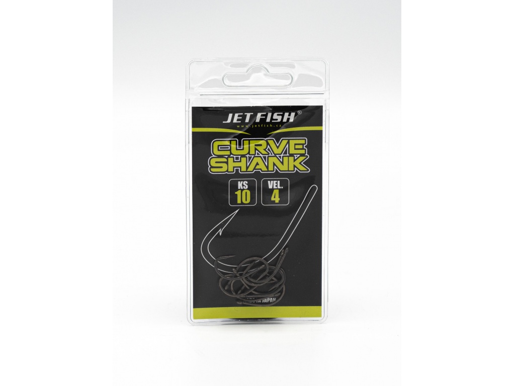 Háčky CURVE SHANK 10 kusů : číslo 4