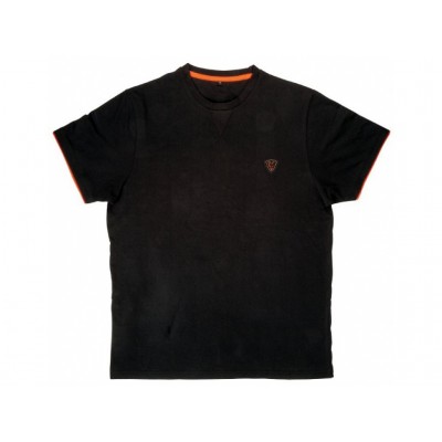 Fox Tričko Cotton T-Shirt Black Orange : vel. XXL