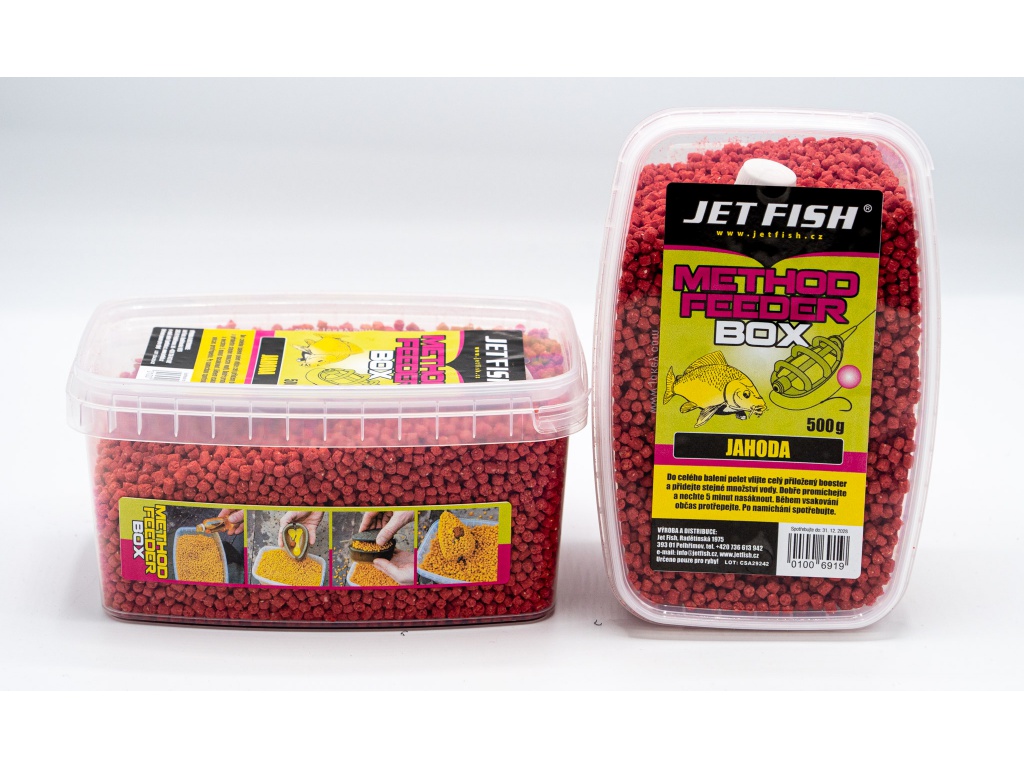 Method Feeder Box JetFish 500g Jahoda